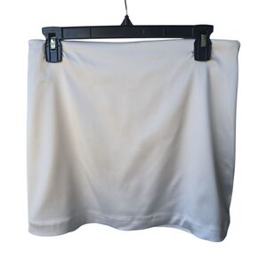 Abercrombie & Fitch Cream Satin Mini Skort Size Medium
